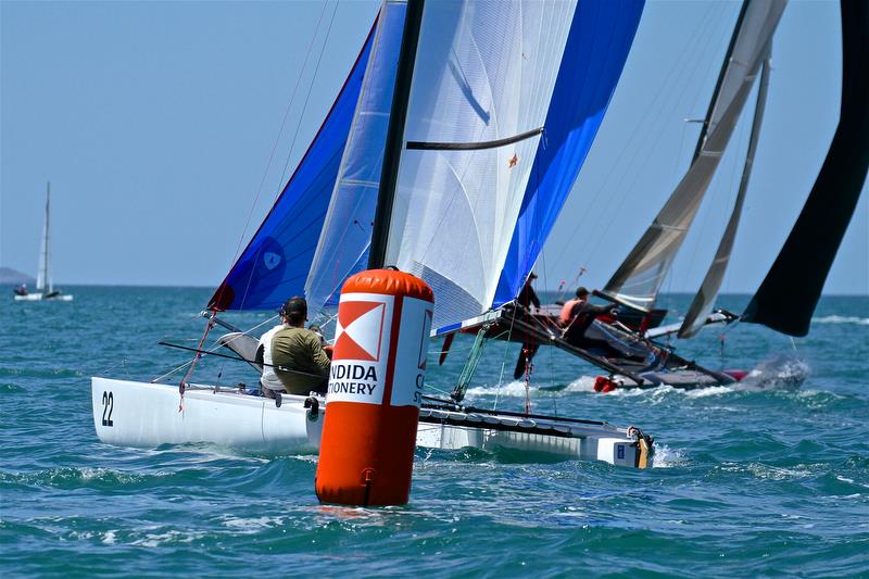 Jorg Steiner and Michael Gloor (SUI) - Mark 1, Race 6 - Int Tornado Worlds - Day 3, presented by Candida, January 7, - photo © Richard Gladwell