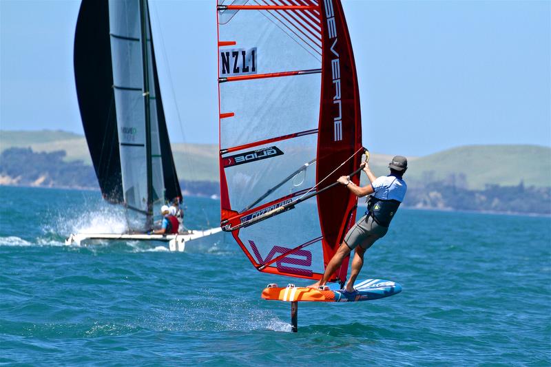 Aaron McIntish (121) on Windfoils at the 2091 Tornado Worlds - photo © Richard Gladwell