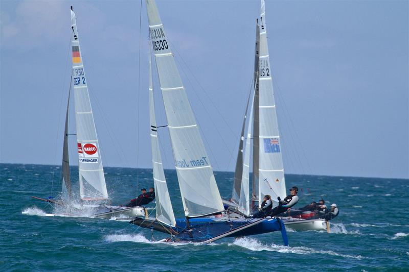 Int Tornado Worlds - Day 4, presented by Candida, January 9, 2019 photo copyright Richard Gladwell taken at Takapuna Boating Club and featuring the Tornado class