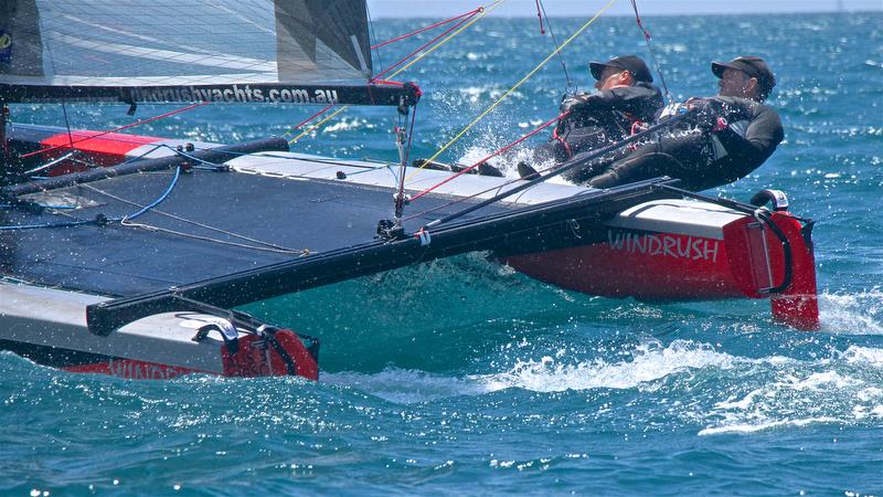 Brett Burvill and Max Puttman (AUS), Int Tornado World Champions - Int Tornado Worlds - Day 5, presented by Candida, January 10, 2019 - photo © Richard Gladwell