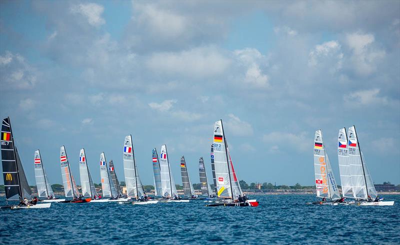 Tornado World Championships photo copyright Didier Hillaire taken at Yacht Club de la Grande Motte and featuring the Tornado class