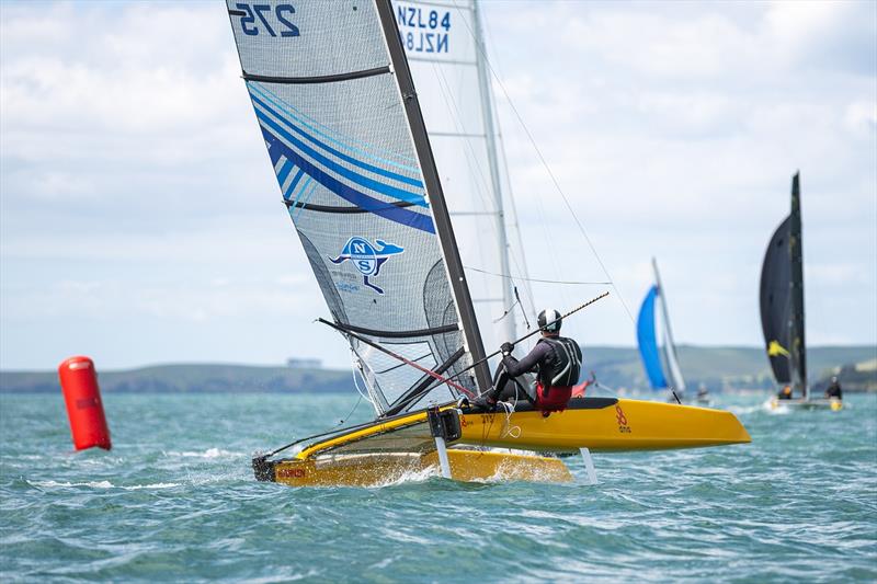 Tornado - Combined Int. A-class and Int. Tornado Nationals - Milford Cruising Club - February 2025 photo copyright Justin Mitchell www.justinmitchell.co.nz - Instagram: @jl_mitchell_ taken at  and featuring the Tornado class