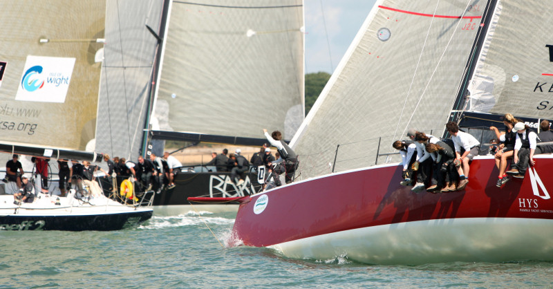 The sun comes out for racing on Thursday at Skandia Cowes Week photo copyright onEdition taken at  and featuring the TP52 class