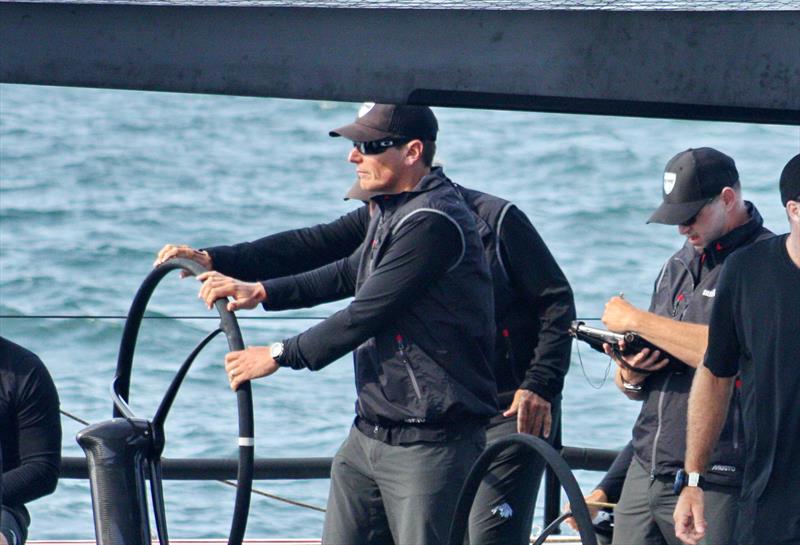 America's Cup legend Dean Barker on Interlodge during Edgartown Race Weekend photo copyright Media Pro Int'l taken at Edgartown Yacht Club and featuring the TP52 class