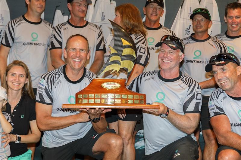 Quantum Racing win the 52 Super Series at Quantum Key West Race Week photo copyright Nico Martinez / MartinezStudio taken at Storm Trysail Club and featuring the TP52 class