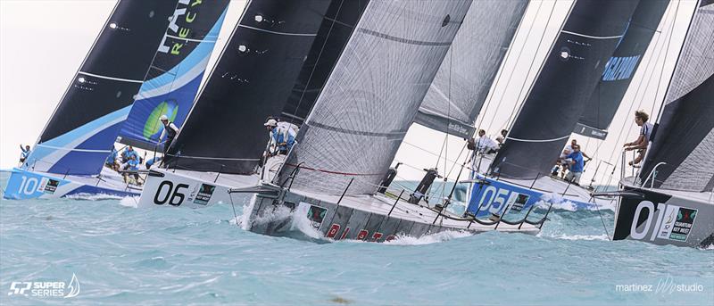 52 SUPER SERIES racing at Key West Race Week photo copyright Nico Martinez / MartinezStudio taken at Storm Trysail Club and featuring the TP52 class