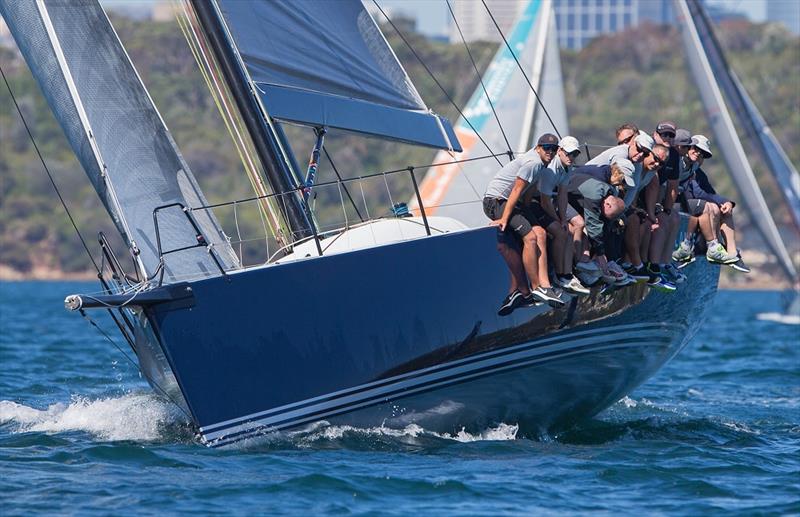 Balance on day 1 of the 40th Sydney Short Ocean Racing Championship photo copyright Crosbie Lorimer taken at Middle Harbour Yacht Club and featuring the TP52 class