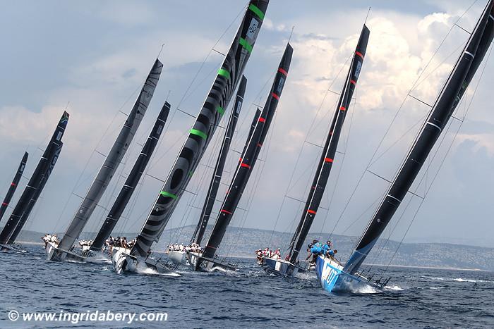 52 Super Series Sibenik day 3 photo copyright Ingrid Abery / www.ingridabery.com taken at  and featuring the TP52 class