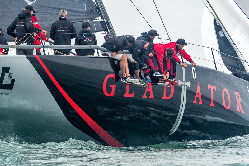 Lendy Cowes Week day 6 photo copyright Sam Kurtul / www.worldofthelens.co.uk taken at Cowes Combined Clubs and featuring the TP52 class