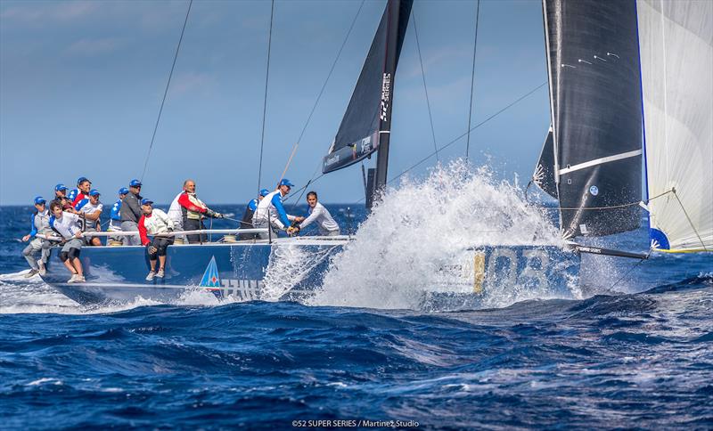 Azzurra on day 2 at Audi 52 Super Series Sailing Week Porto Cervo - photo © Martinez Studio / 52 Super Series