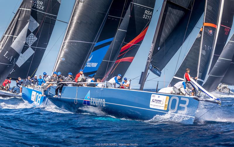 Azzurra on day 2 at Audi 52 Super Series Sailing Week Porto Cervo - photo © Martinez Studio / 52 Super Series