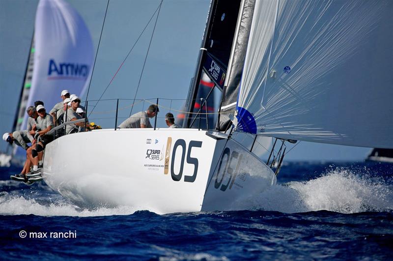 Audi 52 Super Series Sailing Week Porto Cervo day 4 photo copyright Max Ranchi / www.maxranchi.com taken at Yacht Club Costa Smeralda and featuring the TP52 class