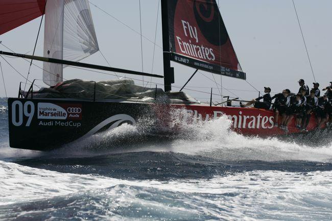 Day 2 of the Audi MedCup Marseille photo copyright Ingrid Abery / www.hotcapers.com taken at  and featuring the TP52 class