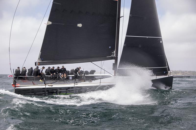 Hooligan blasting along - 2018 Sydney Harbour Regatta photo copyright Andrea Francolini taken at Middle Harbour Yacht Club and featuring the TP52 class