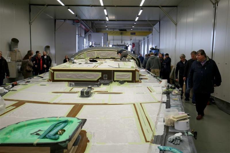 Imre and his team inspect the construction at Persico - photo © Max Ranchi