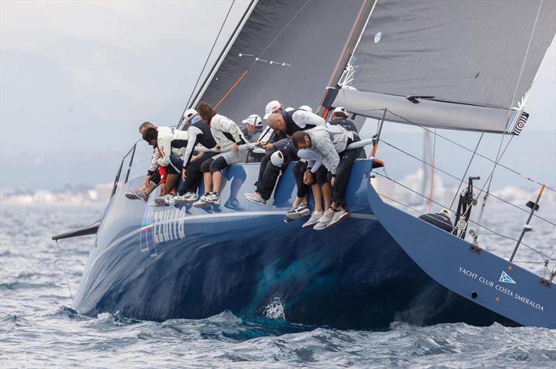 TP52's first place finisher, Alberto Roemmers and team on Azzurra came out ahead in this highly competitive fleet. Santi Lange, tactician of Azzurra, champion of class TP52: “I'm very happy, obviously. I had a lot of pressure, there is always pressure photo copyright Nico Martinez / Sail Racing Palma Vela 2018 taken at  and featuring the TP52 class