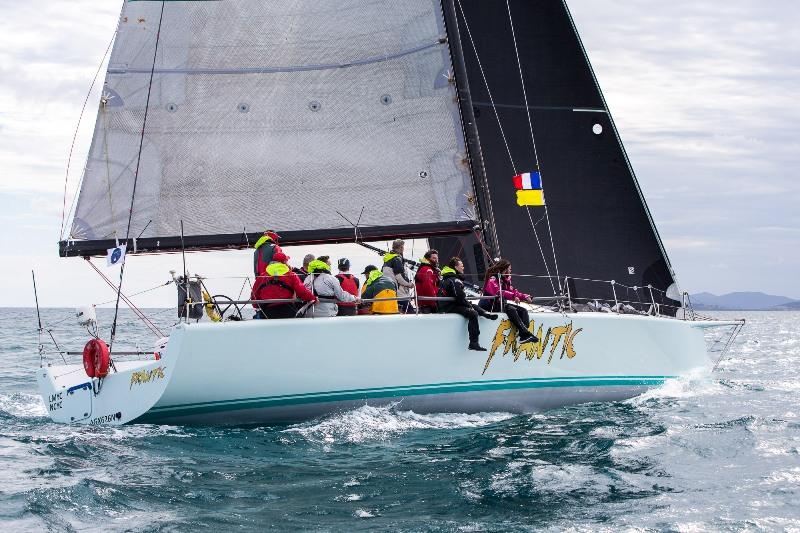 Frantic line honours and record holder in the PONANT Sydney Noumea Race photo copyright Bryan Gauvan taken at Cruising Yacht Club of Australia and featuring the TP52 class