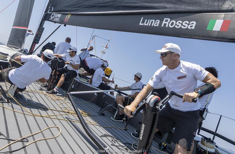Jimmy Spithill is back with Luna Rossa and racing on their TP52 photo copyright Carlo Borlenghi taken at Circolo della Vela Sicilia and featuring the TP52 class
