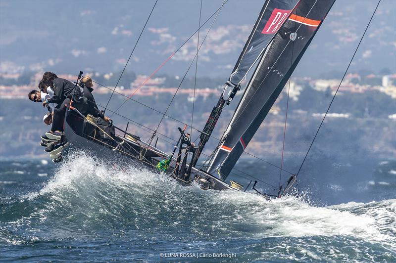 Day 1 of the Rolex TP52 World Championship  photo copyright Carlo Borlenghi / Luna Rossa taken at Clube Naval de Cascais and featuring the TP52 class