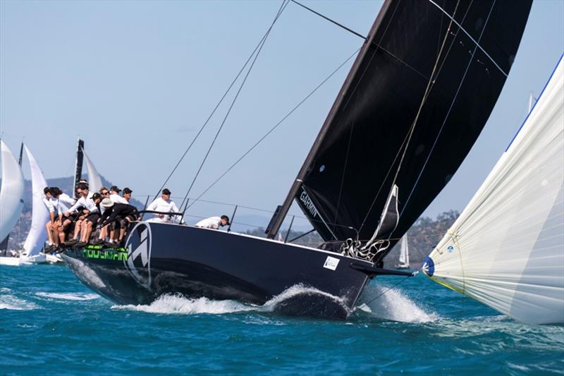 Hooligan crew gets down to work photo copyright Andrea Francolini / ABRW taken at Whitsunday Sailing Club and featuring the TP52 class