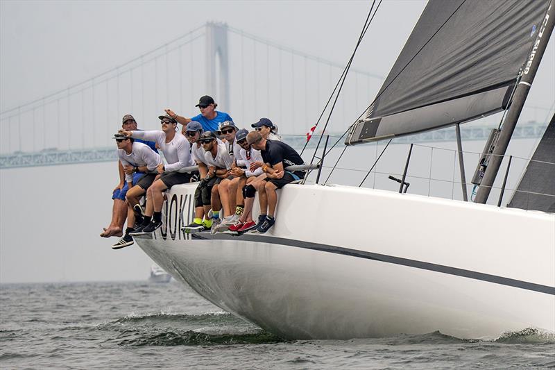 Steve Benjamin's (Norwalk, Conn./Jamestown, R.I.) TP52 Spookie, winner of IRC Class with Bermuda's Mark Watson co-skippering - 2018 Ida Lewis Distance Race photo copyright Michele Almeida / MISTE Photography taken at Ida Lewis Yacht Club and featuring the TP52 class