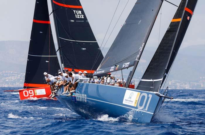 Azzurra is second at the Puerto Portals 52 Super Series - photo © Nico Martinez