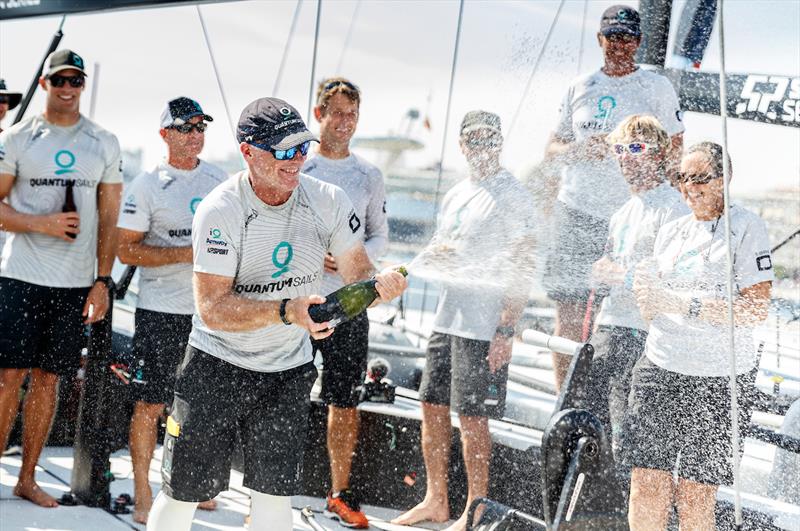 52 Super Series Valencia Sailing Week day 5 celebrations photo copyright Nico Martinez / 52 Super Series taken at  and featuring the TP52 class