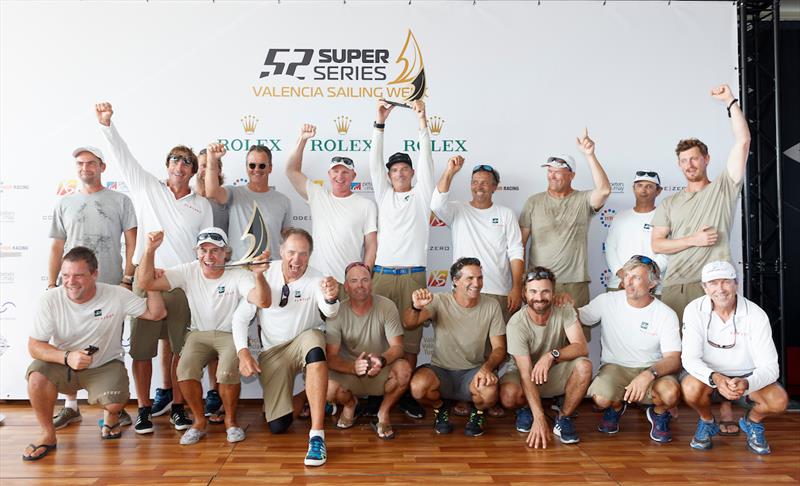 52 Super Series Valencia Sailing Week day 5 celebrations - photo © Nico Martinez / 52 Super Series