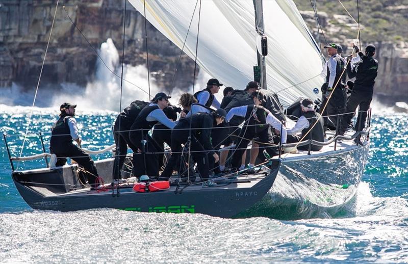 Marcus Blackmore's Hooligans hard at work - Sydney Short Ocean Racing Championship - photo © Crosbie Lorimer