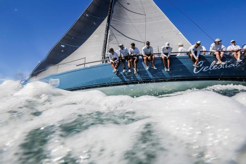 Celestial - Sailfest Newcastle Regatta photo copyright Salty Dingo taken at Newcastle Cruising Yacht Club and featuring the TP52 class