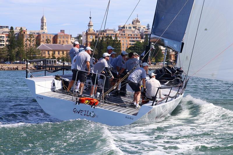 Gweilol at Sailfest Newcastle photo copyright Mark Rothfield taken at Newcastle Cruising Yacht Club and featuring the TP52 class