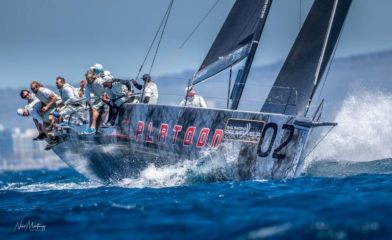 Platoon, Harm Müller-Spreer (GER) - Sail Racing PalmaVela 2019 photo copyright Nico Martinez / Sail Racing PalmaVela 2019 taken at Real Club Náutico de Palma and featuring the TP52 class