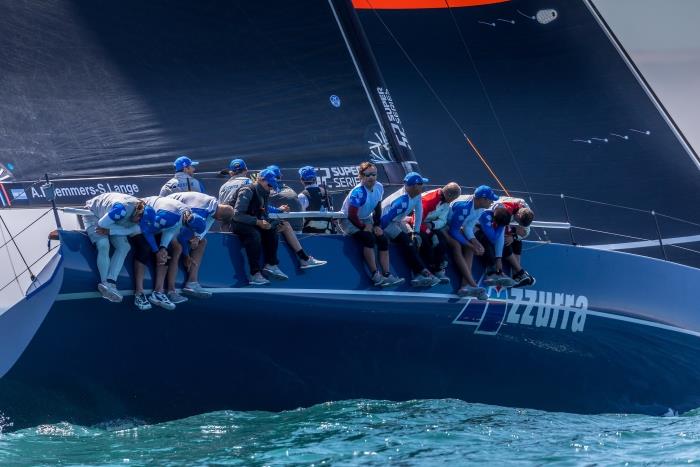 Azzurra on day 4 of Cascais 52 Super Series Sailing Week - photo © Nico Martinez / www.MartinezStudio.es