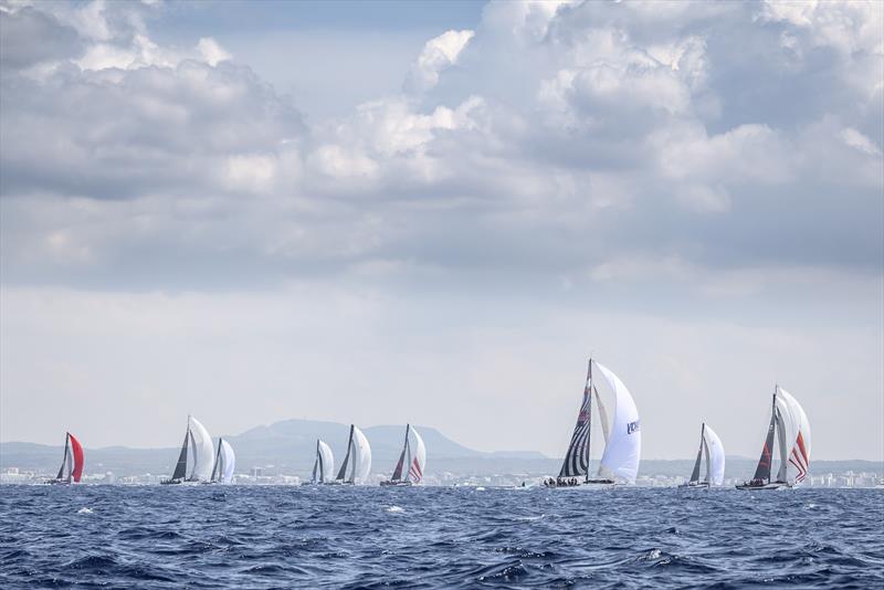 Consistent breeze throughout the week provided ideal sailing conditions in the Bay Of Palma photo copyright Kurt Arrigo / Rolex taken at  and featuring the TP52 class