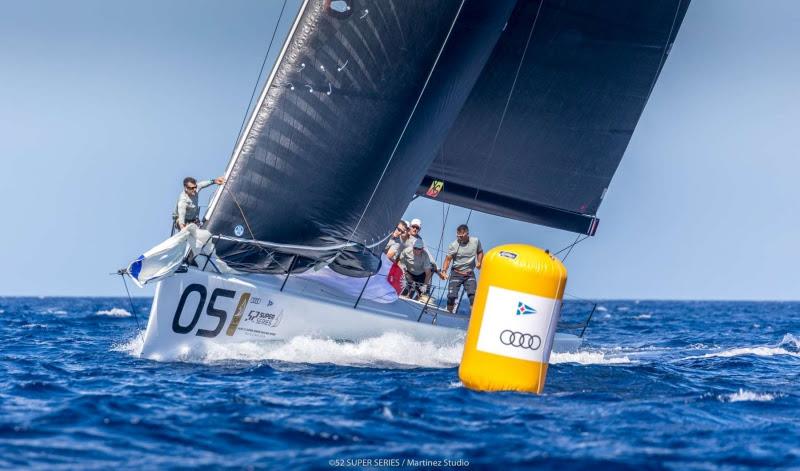 Sled leads the provisional classification - Audi 52 Super Series Sailing Week 2019 - photo © 52 Super Series / Martinez Studio