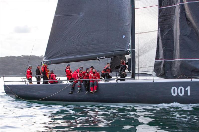 Matt Allen at the helm of his TP52 Ichi Ban, who are an Audi Centre Sydney Blue Water Pointscore Series favourite. - photo © CYCA Hamish Hardy