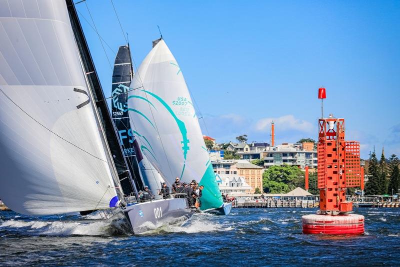 SailFest Newcastle Regatta photo copyright Salty Dingo taken at Newcastle Cruising Yacht Club and featuring the TP52 class