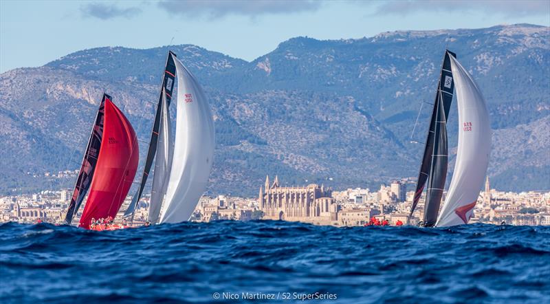 Racing ahead of the ROLEX TP52 World Championship in Palma photo copyright Nico Martimez / Martinez Studio taken at Real Club Náutico de Palma and featuring the TP52 class
