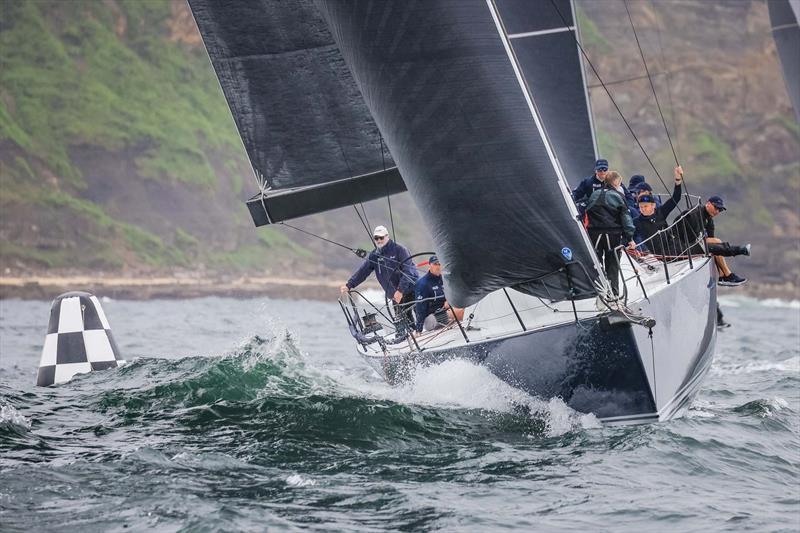 Choppy conditions for the TP52 racing at SailFest Newcastle photo copyright Salty Dingo taken at Newcastle Cruising Yacht Club and featuring the TP52 class