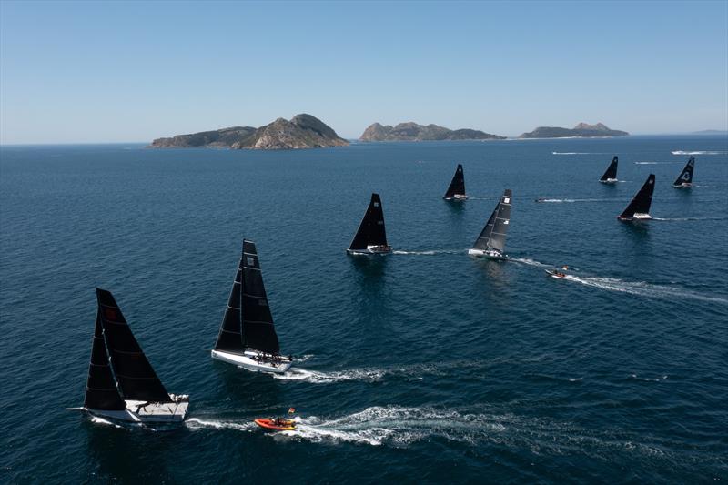 Last day of racing at the ABANCA 52 Super Series Baiona Sailing Week - photo © María Muiña