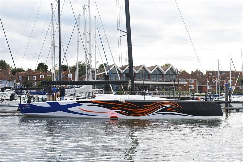 Infiniti52 Tulikettu showing her DSS foil just above the waterline photo copyright Rick Tomlinson taken at  and featuring the TP52 class