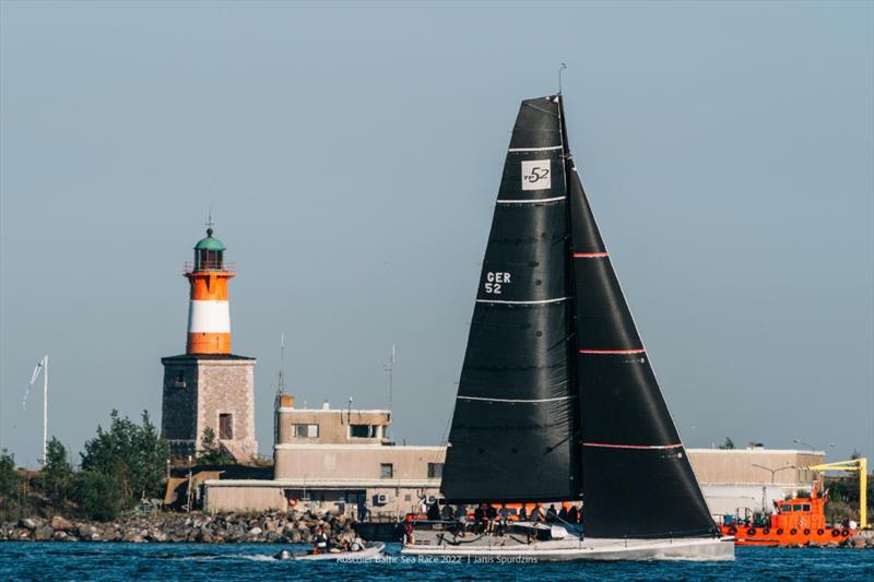 Tilmar Hansen's German TP52 Outsider photo copyright Janis Spurdzins taken at Royal Ocean Racing Club and featuring the TP52 class