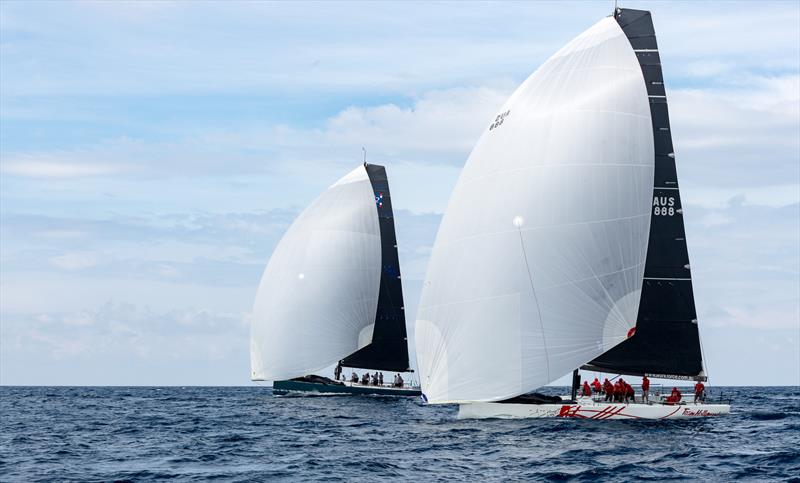 Neck and neck. Team Hollywood, THA72. Phuket King's Cup 2022 - photo © Guy Nowell / Phuket King's Cup
