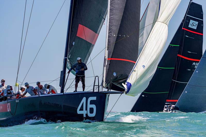 Team Alpha Plus in Hong Kong. TP52 Super Series next photo copyright Guy Nowell / RHKYC taken at Royal Hong Kong Yacht Club and featuring the TP52 class