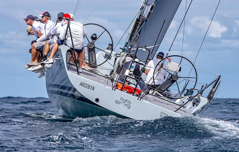 Mark Spring's Highly Sprung crew made the most of their first competition in a TP52 class event - Pallas Capital TP52 Gold Cup - photo © Bow Caddy Media