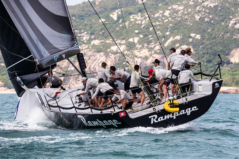 Rampage 88 photo copyright Guy Nowell / RHKYC taken at Royal Hong Kong Yacht Club and featuring the TP52 class