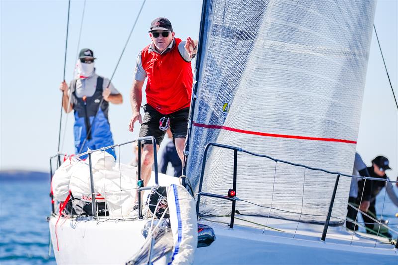 Sail Port Stephens Windward-Leeward Series Day 2 - Start line photo copyright Salty Dingo Start Line taken at Newcastle Cruising Yacht Club and featuring the TP52 class