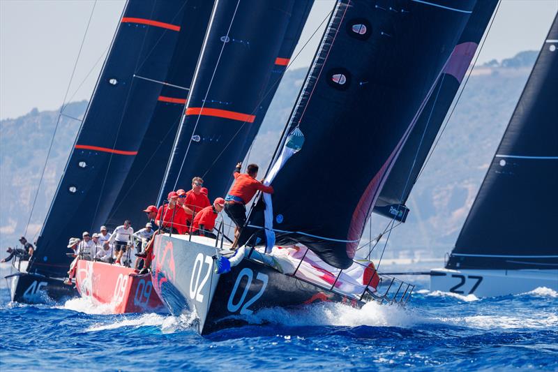 Rolex TP52 World Championship Barcelona Day 3 photo copyright Nico Martinez / 52 Super Series taken at Real Club Nautico de Barcelona and featuring the TP52 class