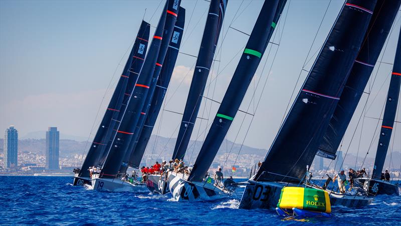 Rolex TP52 World Championship Barcelona Day 3 photo copyright Nico Martinez / 52 Super Series taken at Real Club Nautico de Barcelona and featuring the TP52 class