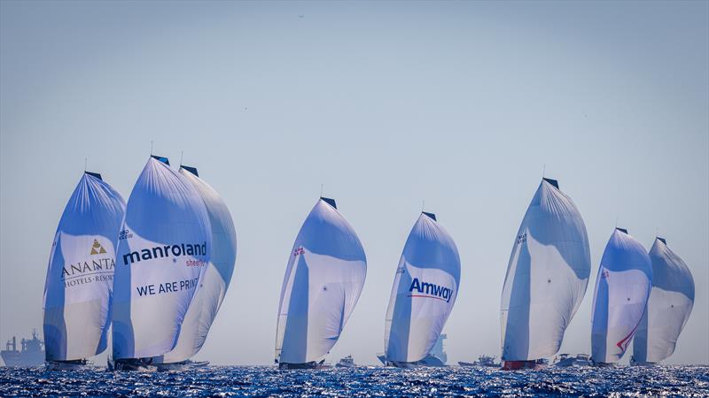 Rolex TP52 World Championship Barcelona Day 3 photo copyright Nico Martinez / 52 Super Series taken at Real Club Nautico de Barcelona and featuring the TP52 class